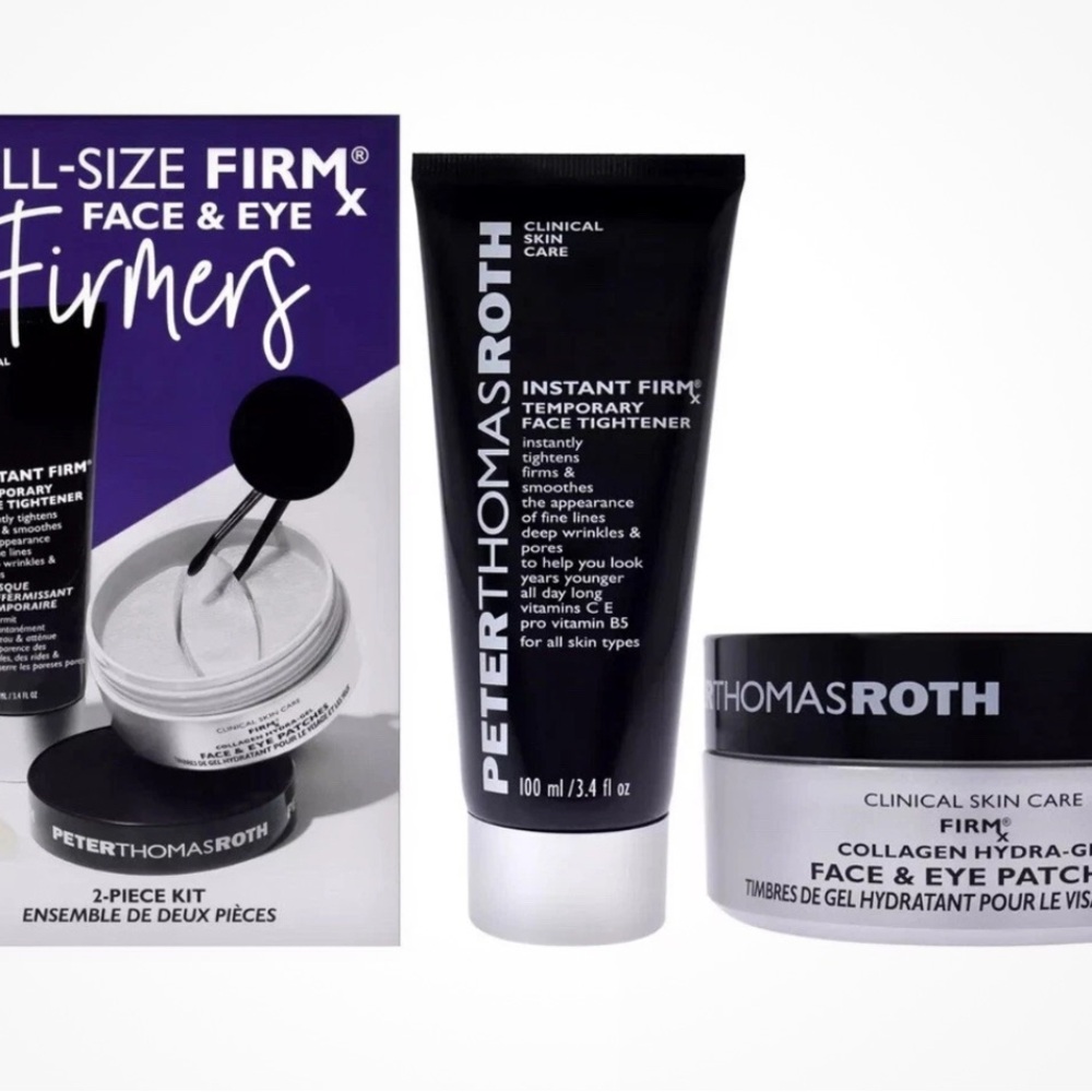 Peter Thomas Roth FirmX Face & Eye Tightener Set - Black and Purple